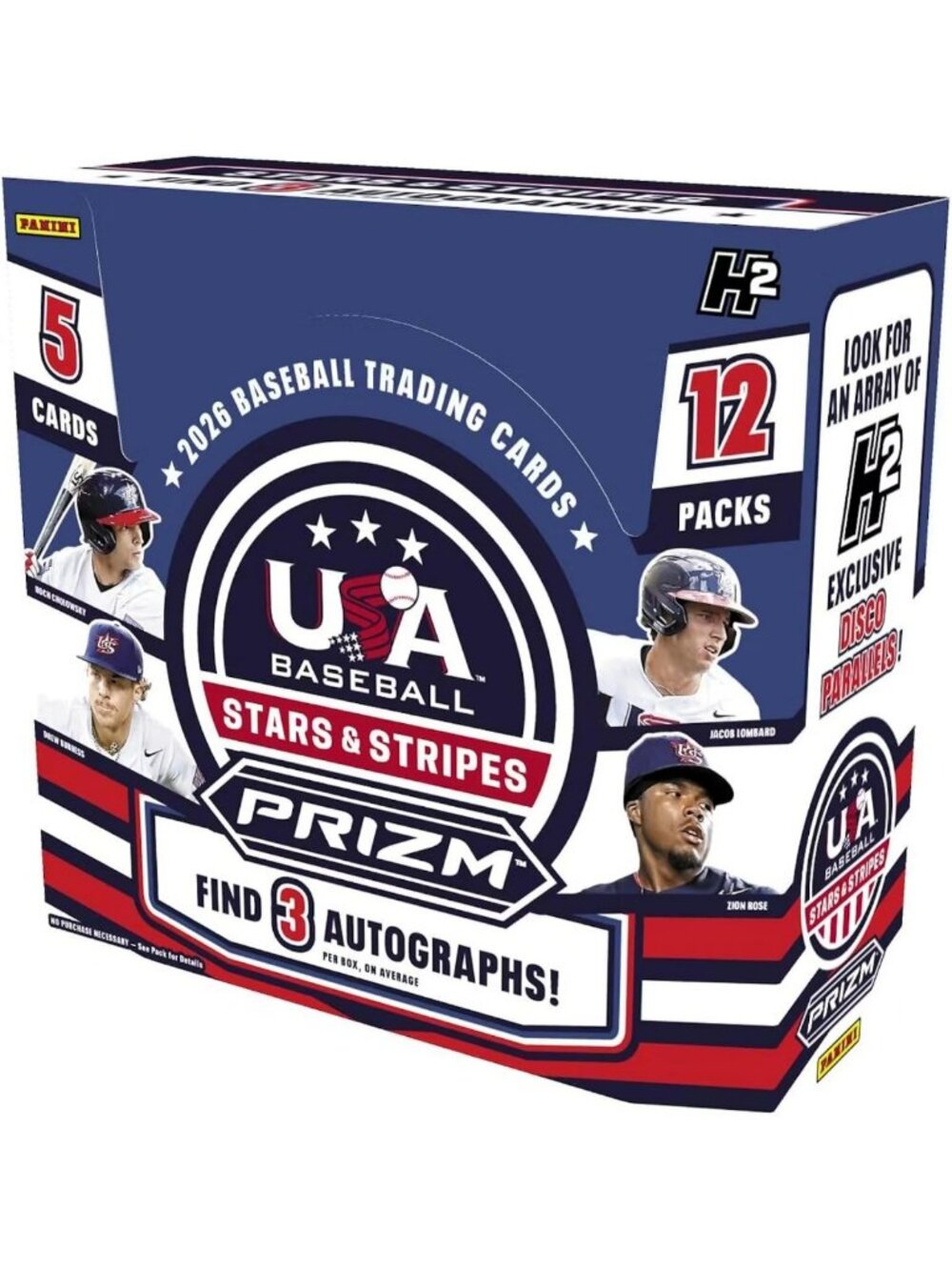 2026 Stars & Stripes Prizm Baseball H2 Box - Collectible Trading Cards